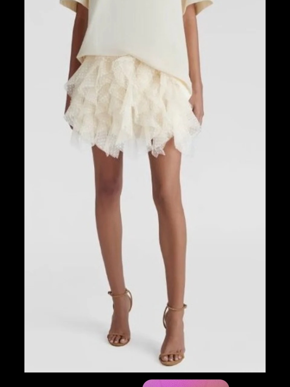 KBB by Kahlana The Ruffle Mini Skirt Small